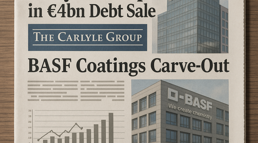 Carlyle Readies €4bn Debt Sale for €7.7bn BASF Coatings Carve-Out