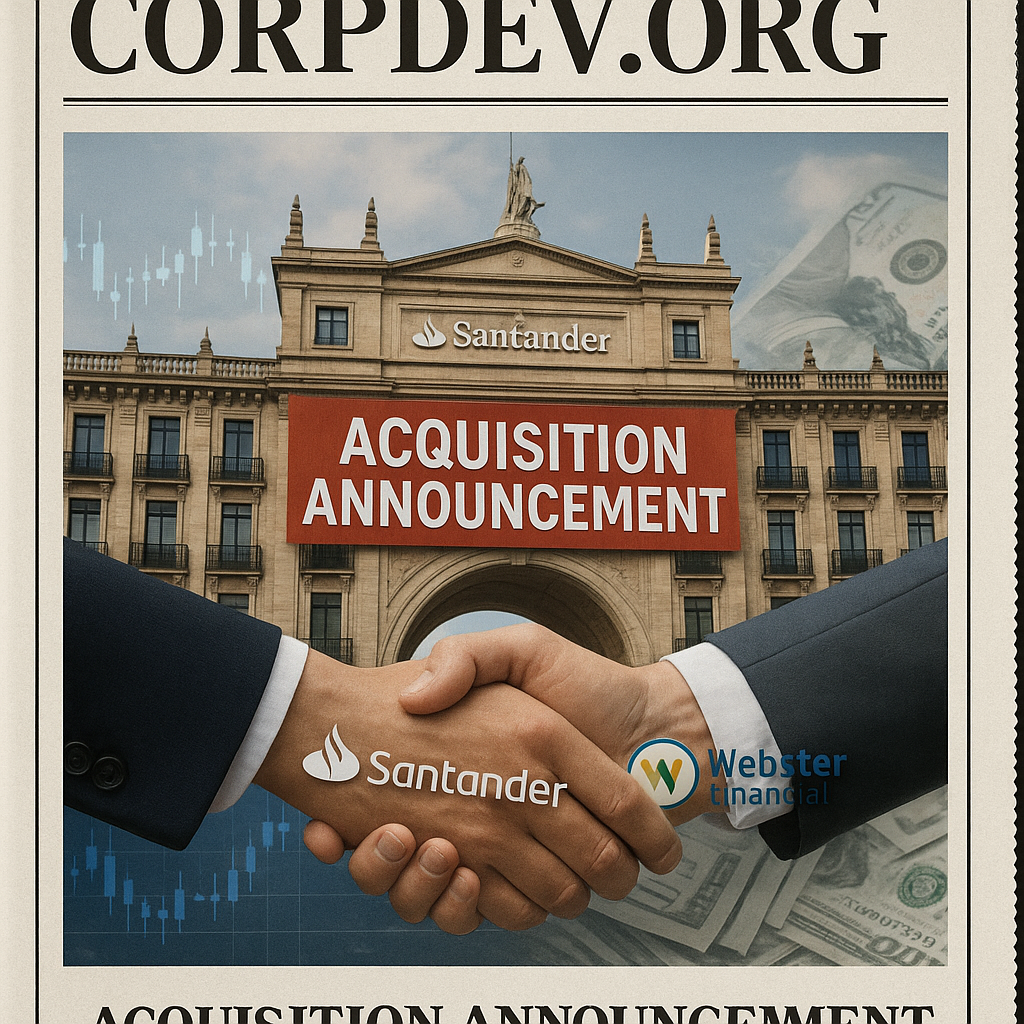 Banco Santander to Acquire Webster Financial in $12.2 Billion Cash-and ...