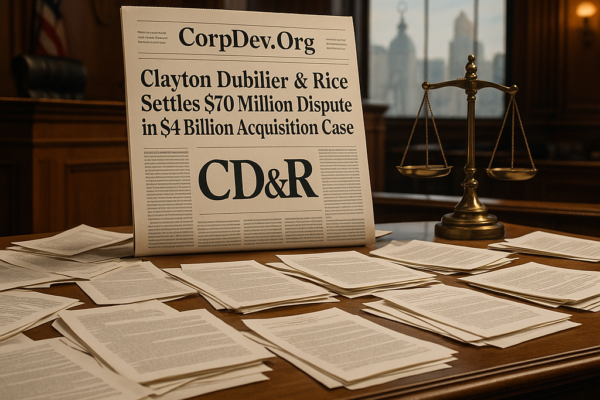 Clayton Dubilier & Rice Settles $70 Million Dispute in $4 Billion Acquisition Case