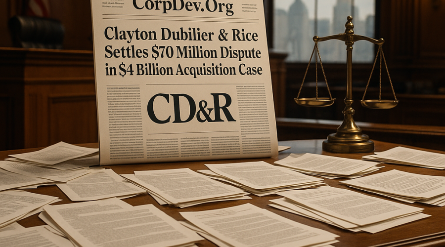 Clayton Dubilier & Rice Settles $70 Million Dispute in $4 Billion Acquisition Case