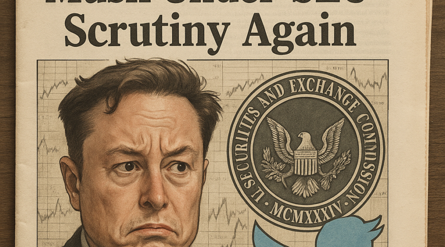 Musk Faces Renewed SEC Scrutiny Over Twitter Stock Purchases in Ongoing Insider Trading Suit