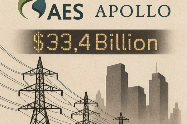 Infrastructure Giants Seal $33.4 Billion Take-Private of AES Corp., Signaling PE Inflow into Power Grids