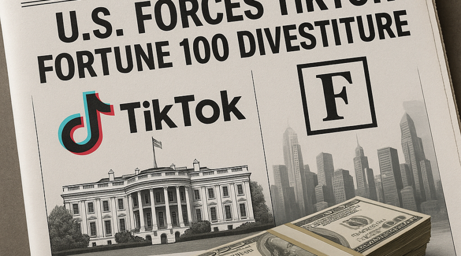 Precedent Shattered: Washington Extracts Unprecedented $10 Billion 'Facilitation Fee' in TikTok Divestiture