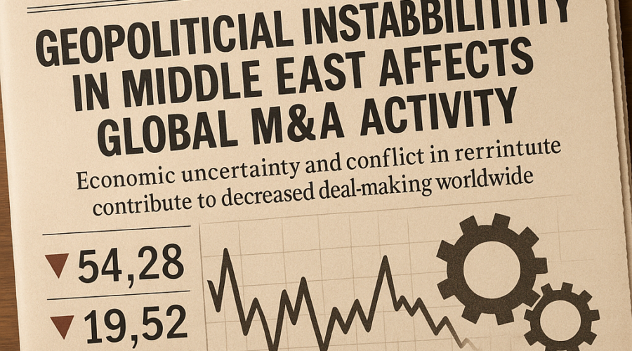 Geopolitical Shock Wave: Latest M&A Delays Tied to Volatility in the Middle East