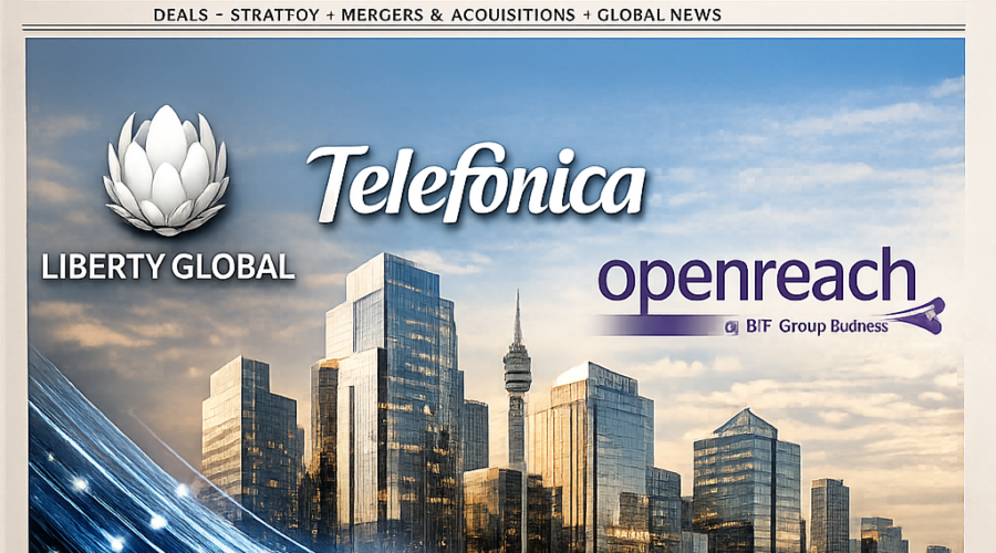 Liberty Global and Telefónica Forge £2 Billion Fiber Powerhouse to Challenge BT’s Openreach