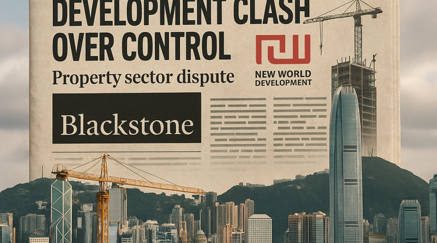 Blackstone-New World Recapitalization Stalls Amid Control Dispute in Hong Kong Property Sector