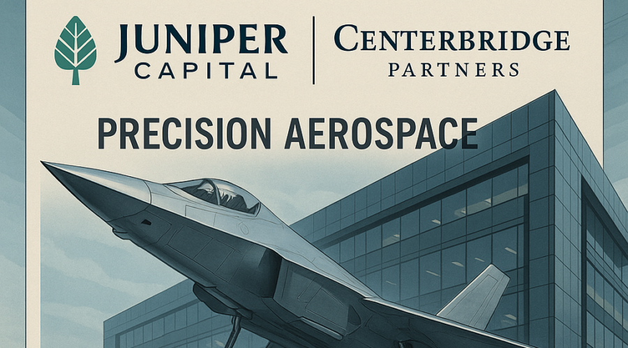 Consolidation in Defense Manufacturing: Juniper Capital Exits Precision Aerospace to Centerbridge-Backed Precinmac