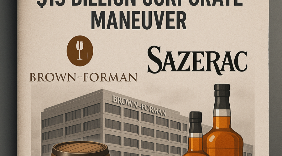 The $15 Billion Rebuff: Why Brown-Forman’s "Family Wall" Blocked Sazerac’s Whiskey Empire