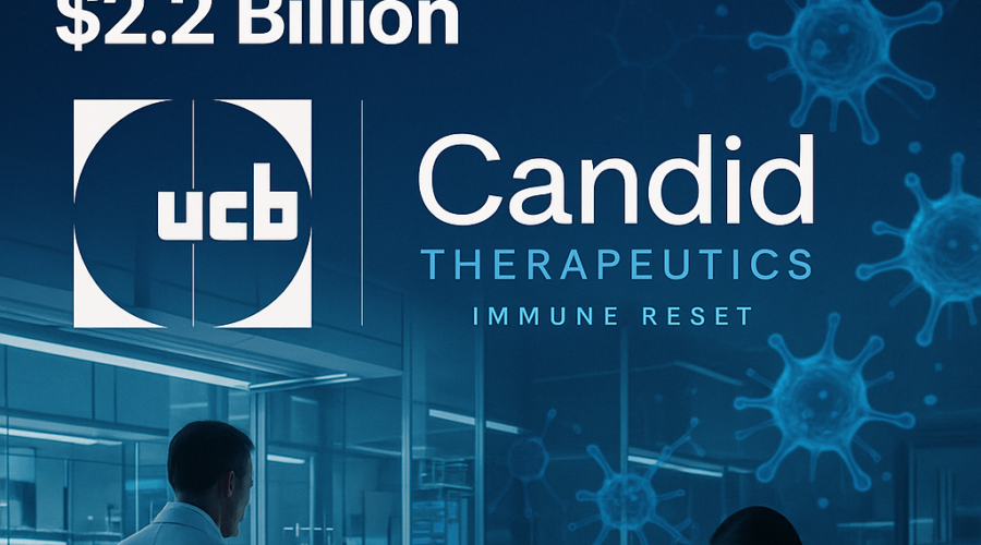 UCB Acquires Candid Therapeutics for $2.2 Billion in High-Stakes Bet on 'Immune Reset'