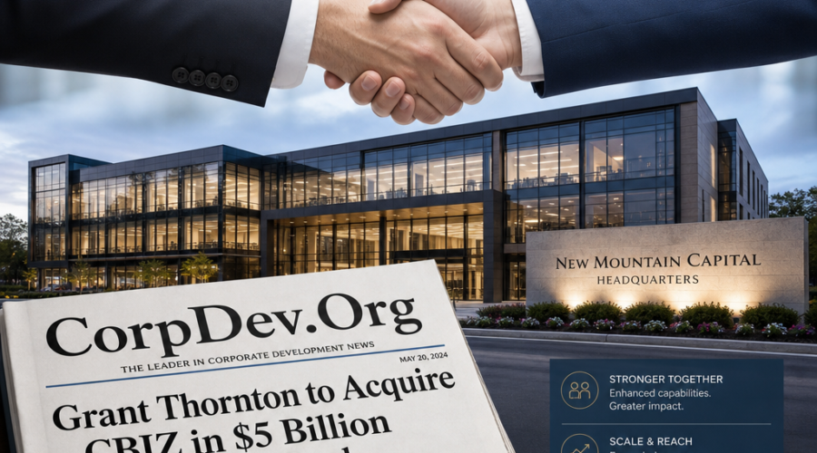 Grant Thornton to Acquire CBIZ in $5 Billion Landmark Deal Supported by New Mountain Capital