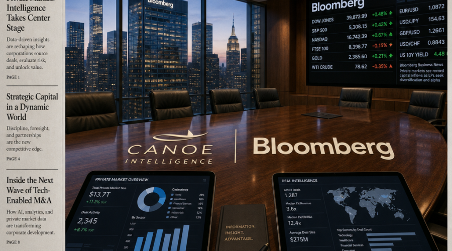 Bloomberg Scores Major Private Markets Move With Canoe Intelligence Purchase