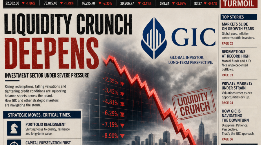 GIC Pursues $1 Billion Secondary Sale Amid Record Liquidity Crunch