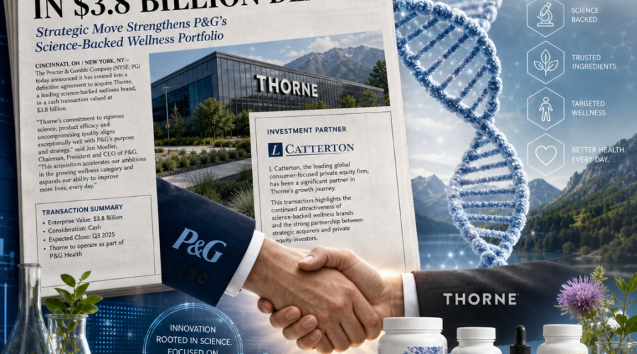 P&G Acquires Thorne for $3.8 Billion: A Watershed Exit for L Catterton and the New Era of Science-Backed Wellness