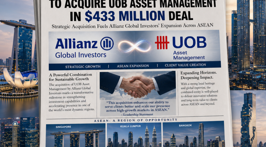 Allianz Global Investors Acquires UOB Asset Management in $433 Million ASEAN Expansion