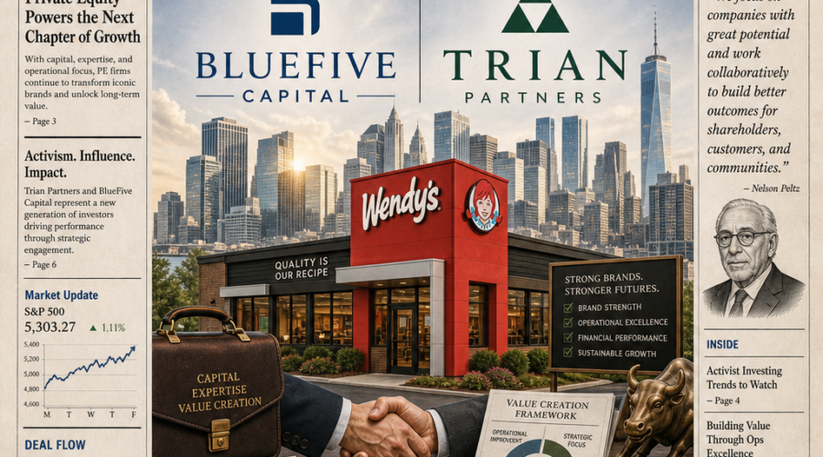 BlueFive Capital Joins Trian-Led Consortium in Bid to Take Wendy’s Private