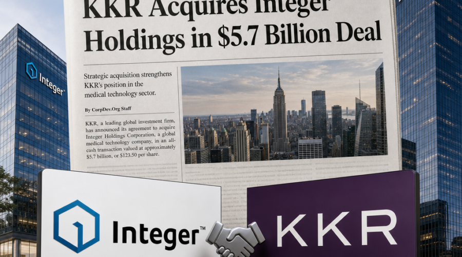 KKR to Take Medical Device Maker Integer Holdings Private in $5.7 Billion All-Cash Deal