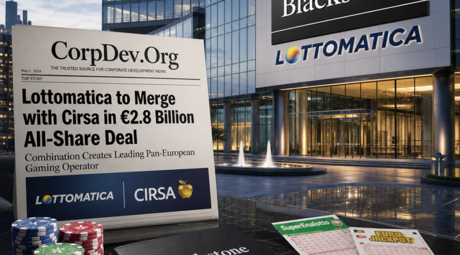 Blackstone Engineers Global Gaming Powerhouse: Lottomatica to Acquire Cirsa in €2.8 Billion All-Share Merger
