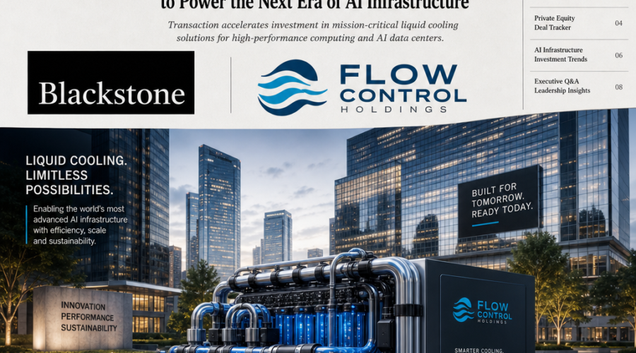 Blackstone to Acquire Flow Control Holdings in Bet on Liquid Cooled AI Infrastructure