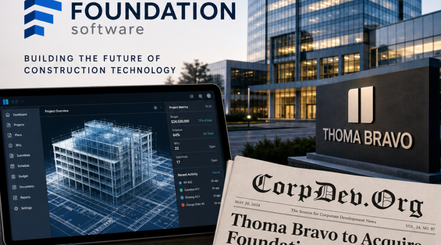 Thoma Bravo Weighs $2 Billion-Plus Sale of Foundation Software as Construction Tech Consolidates