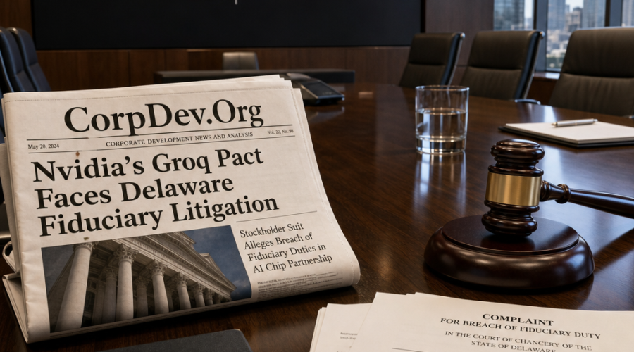 Nvidia’s Groq Pact Faces Delaware Fiduciary Litigation
