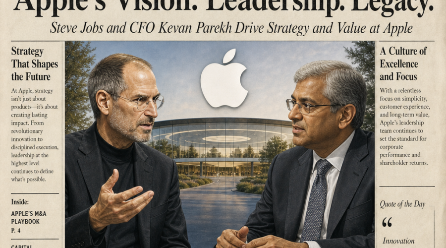Apple M&A Reorganization: Steve Smith Named Head Under CFO Parekh