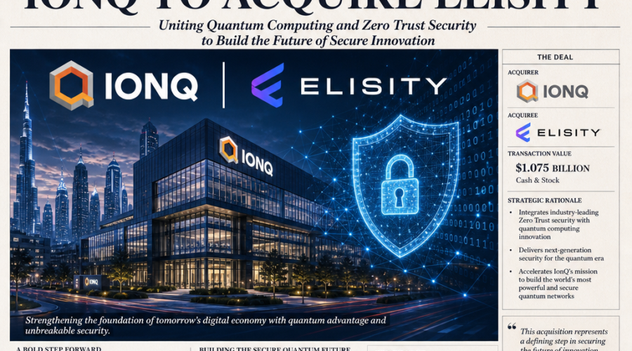 IonQ acquires cybersecurity firm Elisity in $1.3 billion all-stock transaction