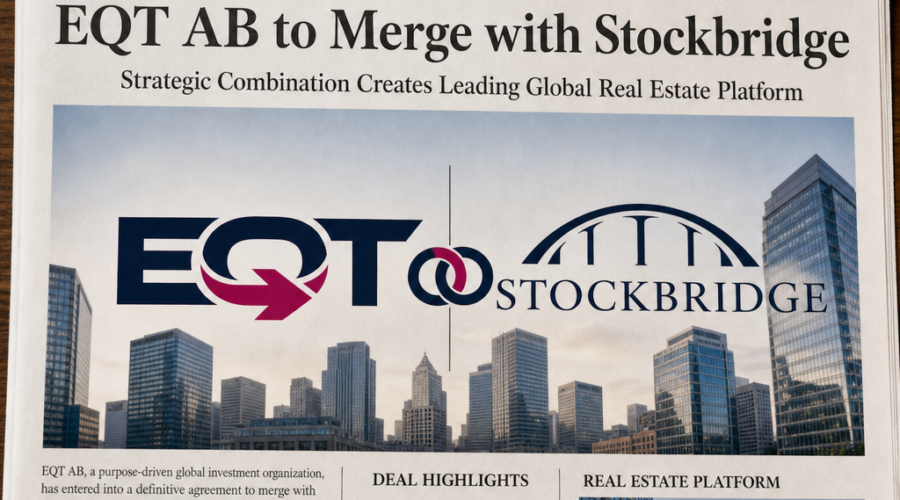 EQT AB buys United States real estate manager Stockbridge for initial 375 million dollars