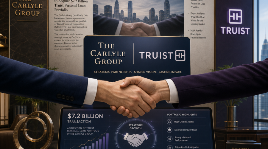 Carlyle Acquires Truist Personal Loan Portfolio for 7.2 Billion Dollars