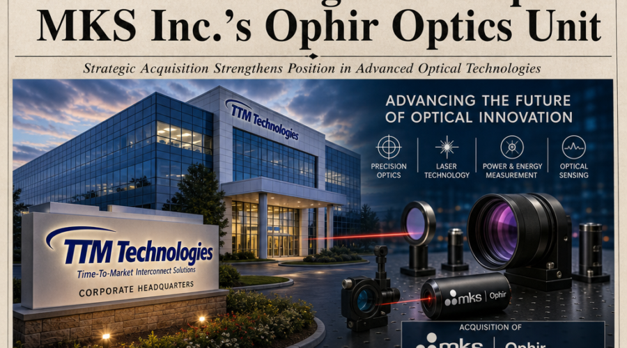 TTM Technologies Buys MKS Inc. Ophir Optics Unit For $650 Million