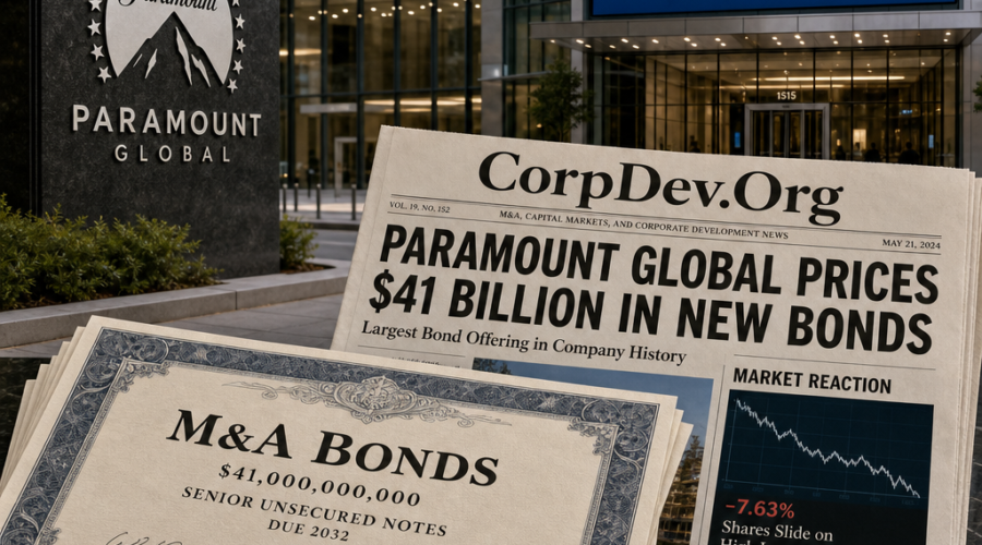Paramount’s $41 Billion of M&A Bonds Slump as Trading Begins